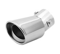 Auspuffblende Für Toyota Für Yaris 2004-2021 Edelstahl Auto Heckauspuffrohr Endschalldämpfer Spitze Universal Auto Auspuffrohr Zubehör Auspuffendrohr(Chrome)