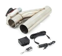 Auspuffblende Universal 2 "/2.25''/2.5''/2.75''/3 "Edelstahl Y Rohr Elektrische Schalldämpfer Auspuff Abschaltung Ventil Mit Fernbedienung Auto Zubehör Auspuffendrohr(76(3inch))