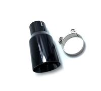 Auspuffblenden 1 Preis Für Benz Auto Glänzend Schwarz Edelstahl Auspuffanlage Schalldämpfer Spitze Endrohr Universal Auto Auspuffspitze Schalldämpfer(ID 67mm-OD 101mm)