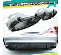 Auspuffblenden Endrohrblende für Mercedes Benz W176 A45 AMG C117 X117 CLA45 AMG