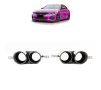 Auspuffblenden ESD Blenden Schwarz für BMW 3er G20 G21