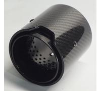Auspuffblenden Für BMW 3er 4er Serie Auspuffblenden M Schalldämpferrohr 1 Stück In 60mm/63mm/67mm/70mm Out 93mm Länge 90mm Auspuffrohr (Farbe : E IN60-OUT 93mm)