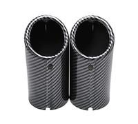 Auspuffblenden Für BMW Serie 3 Für E30 Für E36 Für E46 Für E90 Für E91 Für E92 Für E93 Für F30 Für F31 Für F34 Für G20 Für F35 Für M3 Auspuffrohr Auspuffrohr (Farbe : Bevel Carbon)