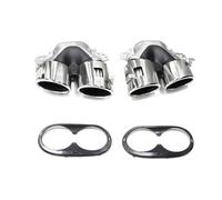 Auspuffblenden Für Mercedes Für A35 CLA35 GLA35 GLB35 A45 CLA45 GLA45 AMG Auspuffrohrmodifikation Quad-Endrohr-Schalldämpfer Endrohrblende(C)