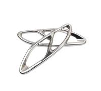 Auspuffblenden Für Mercedes Für Benz W117 CLA 2017-2018 2 Stücke Edelstahl Schwanz Throat Auspuffrohr Schalldämpfer Spitze Abdeckung Trim Endrohrblende (Color : Silber)