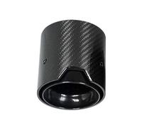 Auspuffendrohr 1PCS Carbon Auspuffblende für BMW M2 F87 M3 F80 M4 F82 M5 F10 M6 F12 M135i M235i M140i M240i M335i M340i M435i(Black Glossy in70mm)