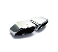 Auspuffendrohr Für BMW G01 G02 X3 X4 2019-2020, 1 Paar Auto-Auspuffblende aus Edelstahl, Schalldämpferblende für Auspuffrohr, quadratisches Endrohr(2)