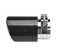 Auspuffendrohr Für VW Für Toyota Für Benz 80mm-101mm Glossy Carbon Auto Auspuffrohr Edelstahl Auspuffspitze Schwanz Throat Universal Auspuffblende