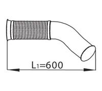 Auspuffrohr DINEX DIN68090