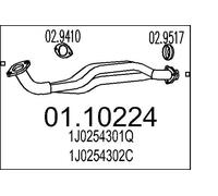 MTS 01.10224 Abgasrohr