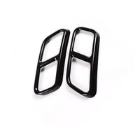 Auspuffschalldämpferabdeckungen Heckauspuff-Doppelrohr-Auspuffblende Für AutosAutozubehör Kompatibel Mit Benz Für GL-Klasse X166 2013 2014 2015(Black)