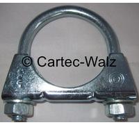 Auspuffschelle Bügelschelle Rohrverbinder U-Bolt Clamp M10 Ø 45mm