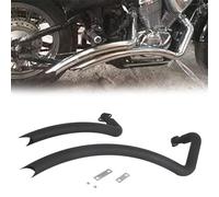 Auspuffzubehör Motorradauspuff Edelstahl Auspuff Schalldämpfer Rohr Endrohr Für Kawasaki VN 800B Classic 1996-2005 1997 1998 1999 2000 2001(Nero)