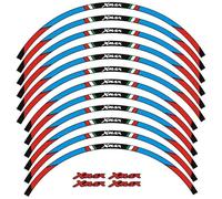 Außenaufkleber 15" 14" Zoll Motorrad-Dekorations-Radreifen-Felgenaufkleber Für Yamaha Für Xmax 125 250 300(Style 1)