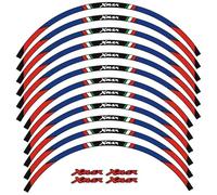 Außenaufkleber 15" 14" Zoll Motorrad-Dekorations-Radreifen-Felgenaufkleber Für Yamaha Für Xmax 125 250 300(Style 2)