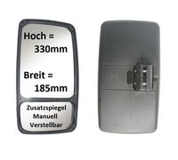 Außenspiegel Ersatz Spiegel W-Mobil Iveco VW LT Pritsche 330x185 ø16-26mm Re Bhz