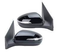 Außenspiegel Für Hyundai Für I20 Für MK2 GB IB 2015-2020 Schwarz Manuell Klappbares Autozubehör 5-polige Rückspiegelmontage Außenspiegel-Baugruppe(1 pair Black)