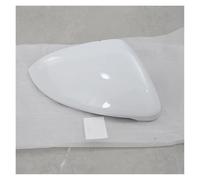 Außenspiegelabdeckung Rückspiegelabdeckungsgehäuse Für VW Für Golf 7 MK7 Für GTI 2014-2018 Schwarzweiß-Carbon-Seitenflügelspiegelkappe Autozubehör(White right)