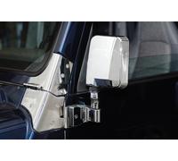 Chromspiegelset passend für Jeep Wrangler YJ (1994 - 1996) Spiegel Seitenspiegel
