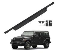 Ausziehbare Kofferraumabdeckung Rollo für Jeep Wrangler JL 4 Door with/Hard Top 2018-2023 (Not For 2.0T 4XE & Soft Top),Laderaumabdeckung Cargo Cover,Schutz Abdeckung,Auto Zubehör,Kofferraum Vorhang