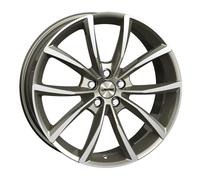 Autec Typ AS - Astana titansilber poliert 9x19" ET58 LK5 112 ML 57.1 Alufelge...