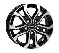 Autec Kiso Schwarz Poliert Alufelge 16 Zoll ET52 5x112 ML66,5