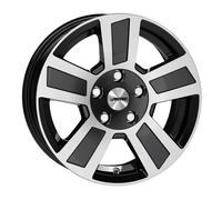 ALUFELGEN AUTEC, TIGRIS, 6X14 ET30 5X112 66,6, SCHWARZ POLIERT