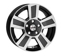 Alufelge AUTEC TIGRIS (TG) Einteilig Black Polished 6.00 x 15 ET 30.00 5x112.00