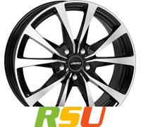 Alufelge AUTEC BRIXEN (BR) Einteilig Schwarz Poliert 8.00 x 20 ET 27.00 5x112.00