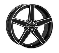 AUTEC TYP D - DELANO schwarzmatt poliert 7.5Jx17 5x108 ET45