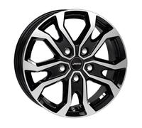 Autec Kiso Schwarz Poliert Alufelge 16 Zoll ET52 5x112 ML66,5