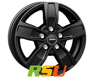 Autec Typ Q - Quantro 5-Loch schwarz matt 6x15" ET60 LK5 130 ML 84.1 Alufelge...