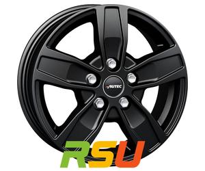 Autec Typ Q - Quantro 5-Loch schwarz matt 7x17" ET55 LK5 160 ML 65.1 Alufelge...