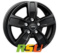 Autec Typ Q - Quantro 5-Loch schwarz matt 7x17" ET60 LK5 118 ML 71.1 Alufelge...