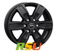 Autec Typ Q - Quantro 6-Loch schwarz matt 7x17" ET45 LK6 120 ML 74.6 Alufelge...