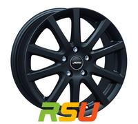 Autec Typ SE - Skandic ECE schwarz matt 6.5x16" ET54 LK5 112 ML 66.6 Alufelge...