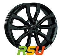 Autec Typ U - Uteca schwarz 7.5x17" ET36 LK5 112 ML 66.5 Alufelgen 17 Zoll