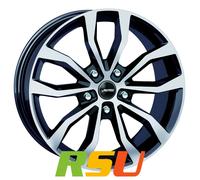 Autec Uteca Schwarz Poliert Alufelge 18 Zoll ET35 5x114,3 ML70