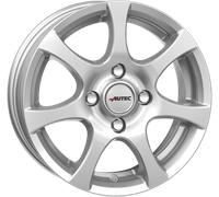 Autec Zenit Brilliantsilber-lackiert Alufelge 14 Zoll ET35 4x98 ML58,1