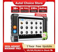 Autel MaxiCOM MK808BT PRO OBD2-Scanner, bidirektionales Auto-Diagnosetool, OBD2-Codeleser, alle Systemdiagnose, PK MK808KBT MK808BT PRO