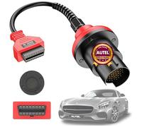 Autel Original Adapter für Benz 38 Poliger Stecker auf 16 Polige Buchse | OBDII Anschluss Kompatibel mit Mercedes-Benz Fahrzeugen vor 2001, für mit OBD2 Diagnosegerät Auto OBD II Scanner
