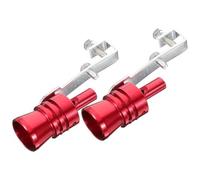 Auto Abgasschlauch Auto-Schalldämpfer-Endrohr 2 Stück Autogeräusche Auspuffpfeife Endrohr Blow-off-Simulator Geräuschsimulator Auto-Auspuffspitze