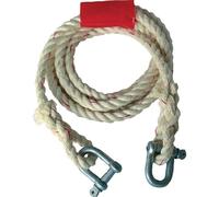 Auto-Abschleppseil 2500kg Sisal Schäkel/Schäkel L.400cm Ø16mm