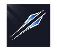 Auto Abzeichen Logo Aufkleber für Ford Transit/Tourneo Custom 2023-2024 2025, Auto-Emblem Logo Aufkleber für Lenkrad Zubehör/Motorhaube Vorne und Hinten Kühlergrill Front Motorhaube,E