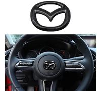 Auto Abzeichen Logo Aufkleber für Mazda 2 3 5 6 CX-3 CX-30 CX-5 CX-50 CX-60 CX-7 CX-8 CX-9, Auto-Emblem Logo Aufkleber für Lenkrad Zubehör/Motorhaube Vorne und Hinten Kühlergrill Front Motorhaube