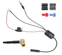 Auto Antennenverstärker 12V, Splitter Autoradio für FM/AM/DAB+/DAB | SMB Adapter DIN mit 22dB Verstärkung für Sony, Blaupunkt, Pioneer, SUV, JVC, Kenwood
