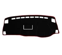 Auto Armaturenbrett Abdeckung Dash Matte Teppich Board Sonnenschutz Für Suzuki Für Liana 2011-2013 Mit Uhr(Red,RHD)