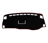 Auto Armaturenbrett Abdeckung Dash Matte Teppich Kissen Sonnenschutz Für Suzuki Für Liana 2011-2013 Mit Uhr(Red,RHD)
