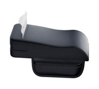 Auto Armlehne Erhöhung Leder mit Speicher-Schaum 33cm | Memory Foam Kern, 33cm Länge, reduziert Fahrermüdung, einfache Montage, universell passend
