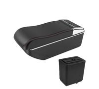 Auto Armlehne Mittelkonsole Erhöhung Doppelschicht Aufbewahrungsbox Für Peugeot Für Partner Für Tepee Autoteile(A1 curved red line)